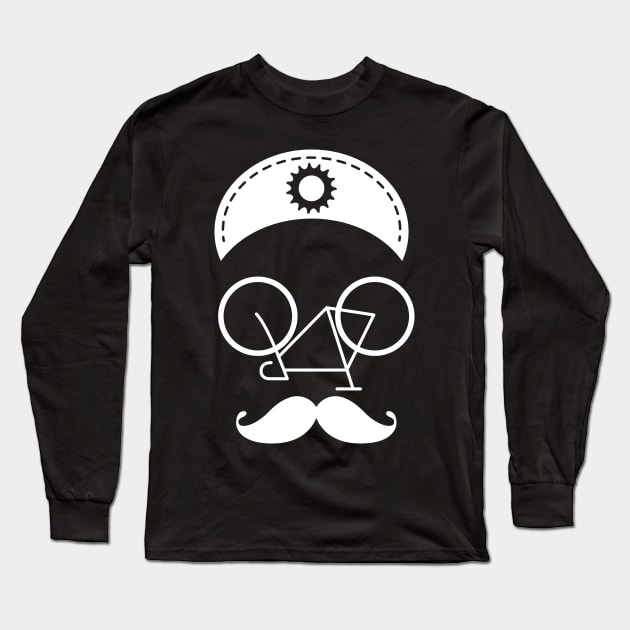 mustache Long Sleeve T-Shirt by reigedesign